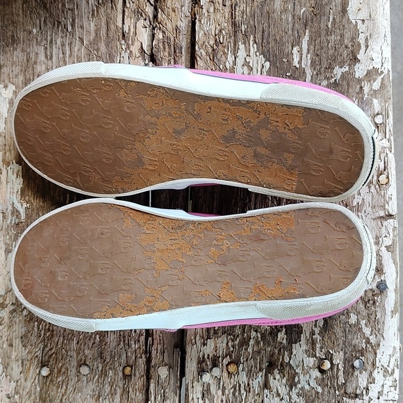 Ralph Lauren Polo toddler shoes size 3 Pink Canvas Slip Ons - Picture 8 of 10